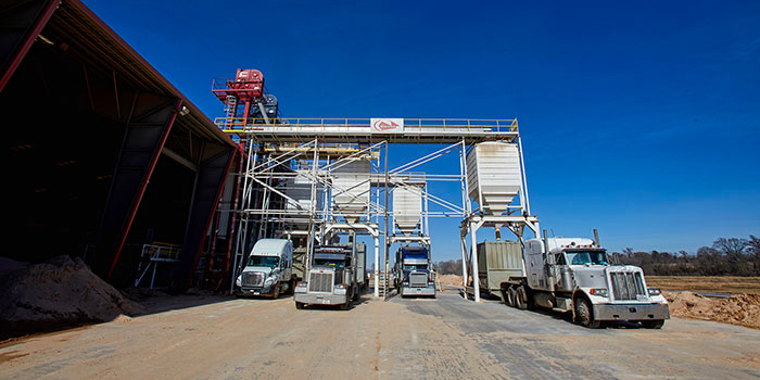 frac sand load out